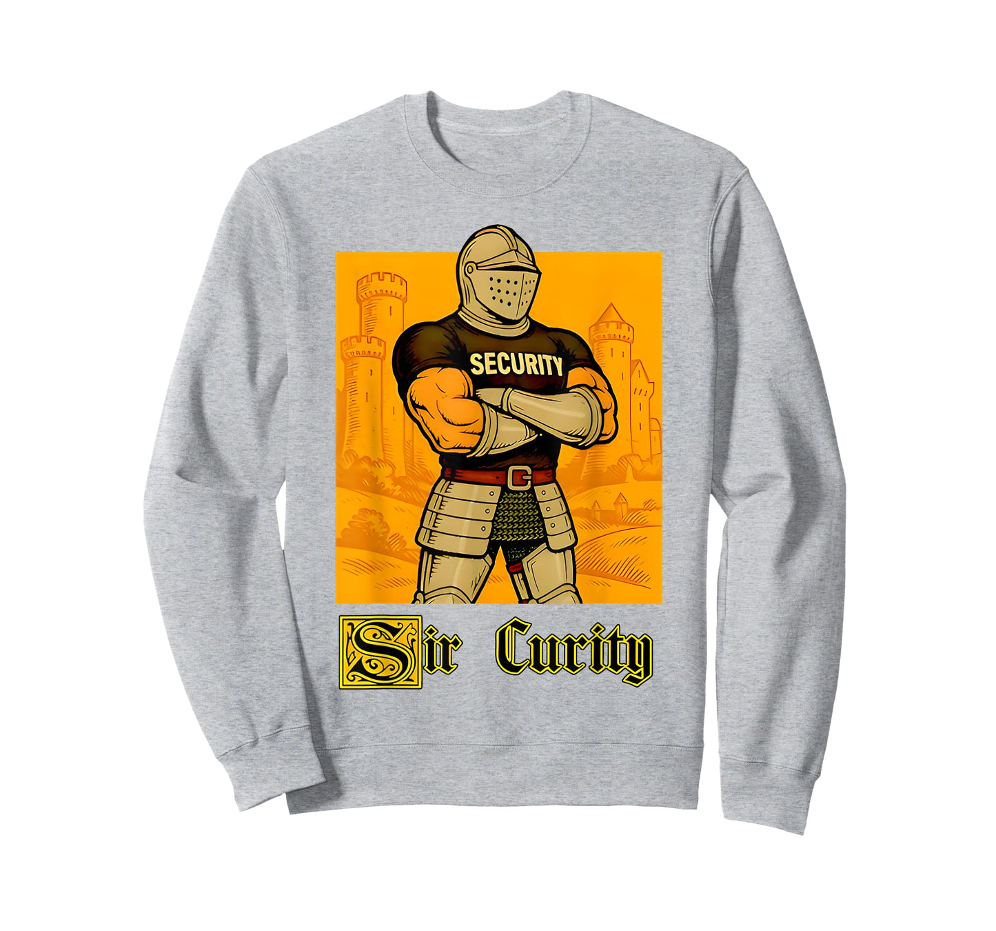 Sir Curity Vintage Security Pun T-Shirt