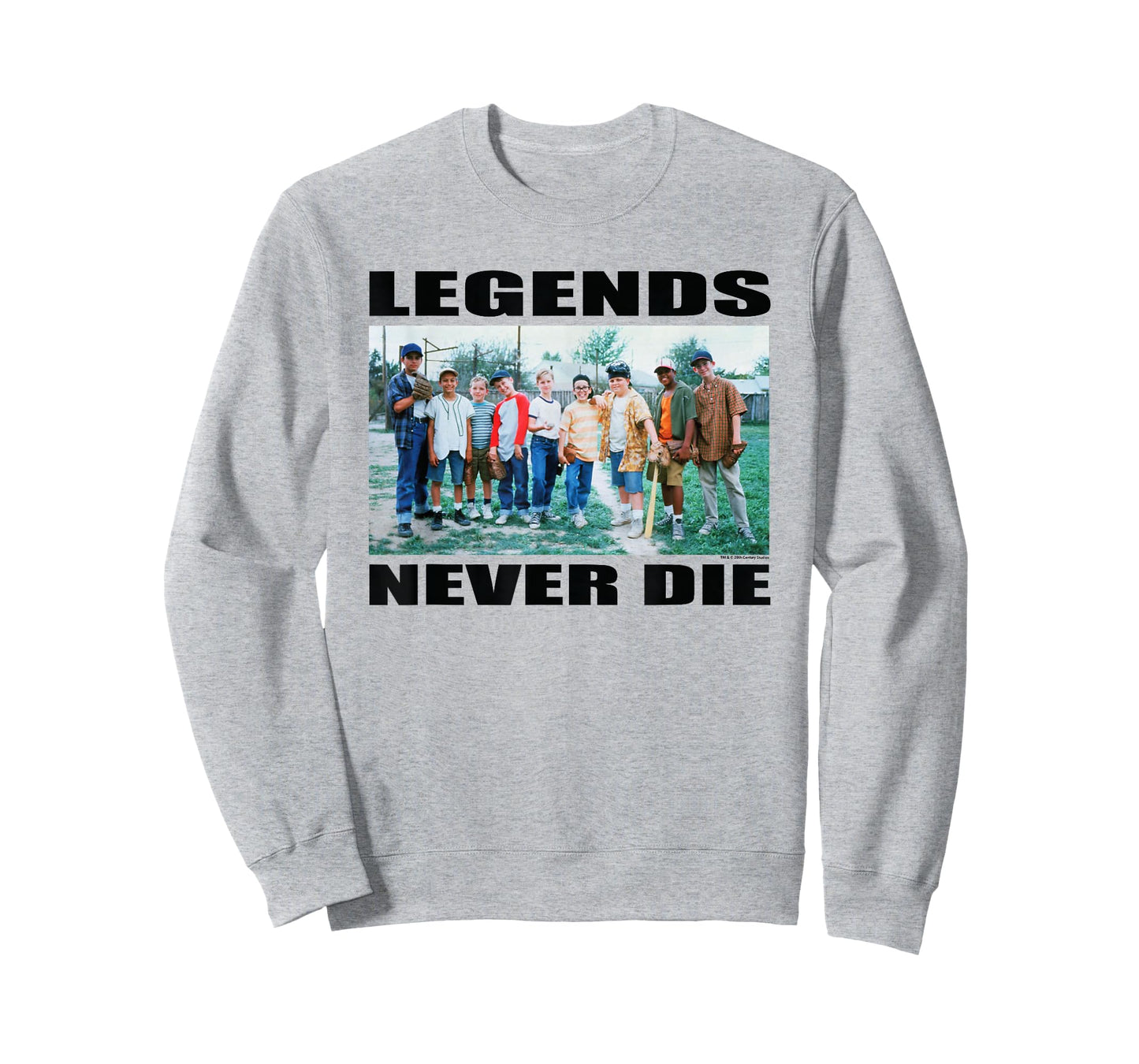 The Sandlot Legends Never Die Quote Official 1993 Movie T-Shirt