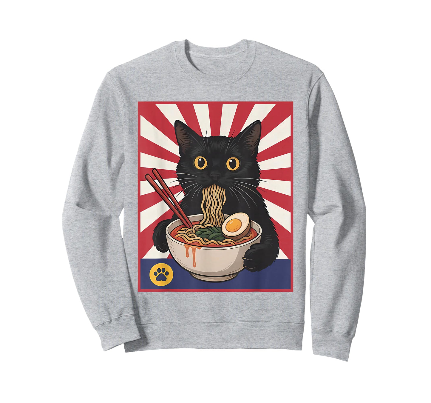 Cat Ramen Japanese Funny Kawaii Cat T-Shirt