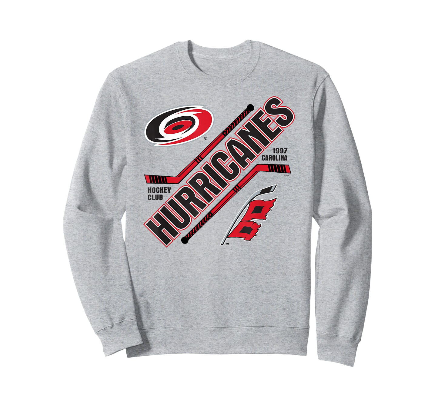 Carolina Hurricanes Force Heather Gray Officially Licensed T-Shirt
