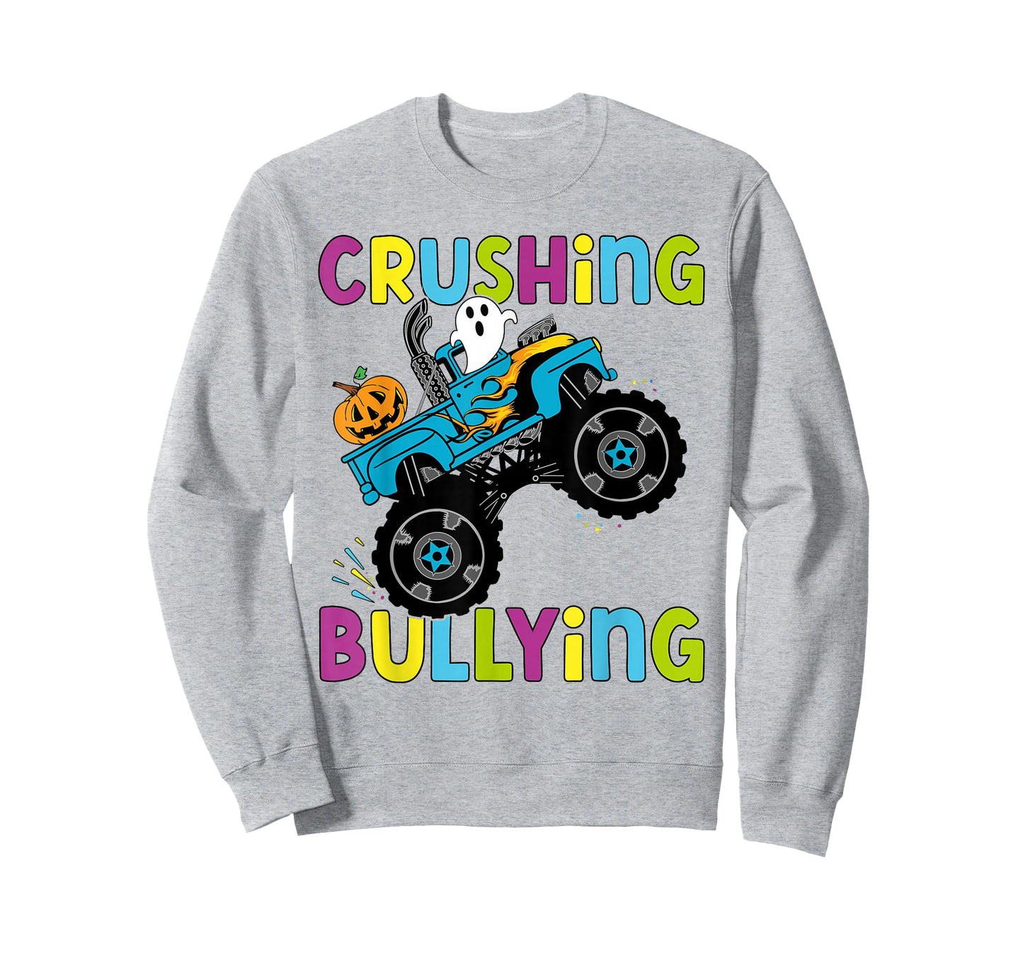Crushing Bullying Unity Day Halloween Orange Kids Men Women T-Shirt