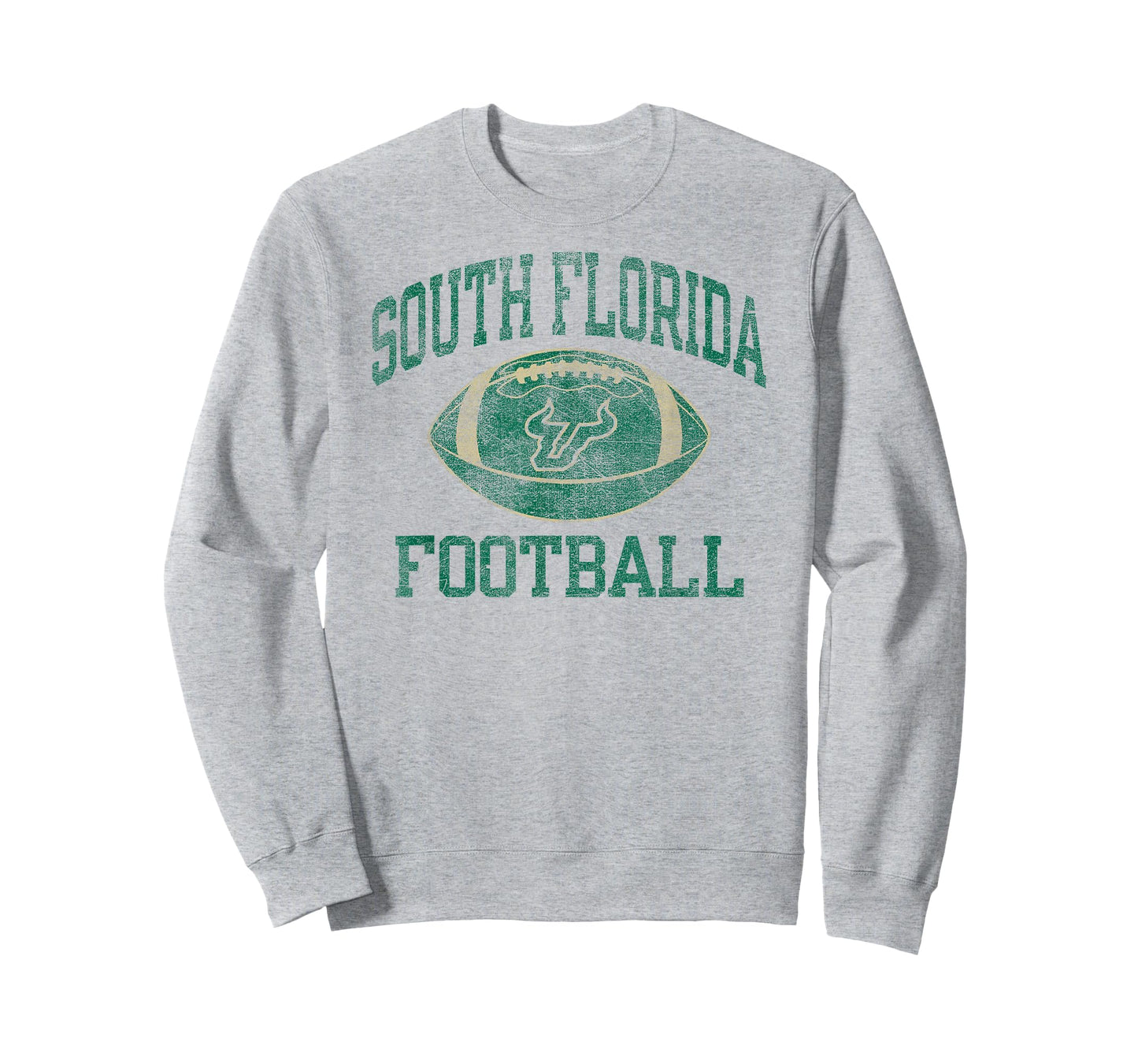 South Florida Bulls Football Intensity Vintage White T-Shirt
