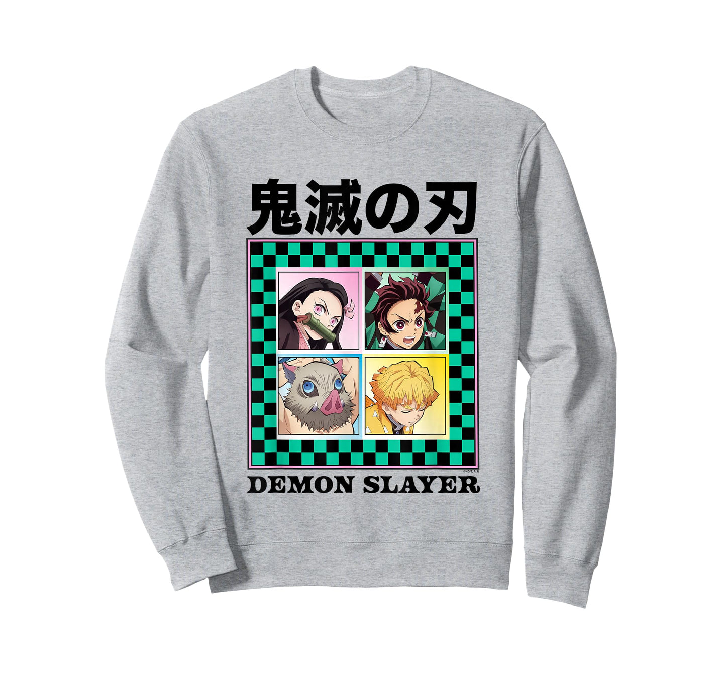 Demon Slayer: Kimetsu no Yaiba Tanjiro Nezuko Zenitsu Faces T-Shirt