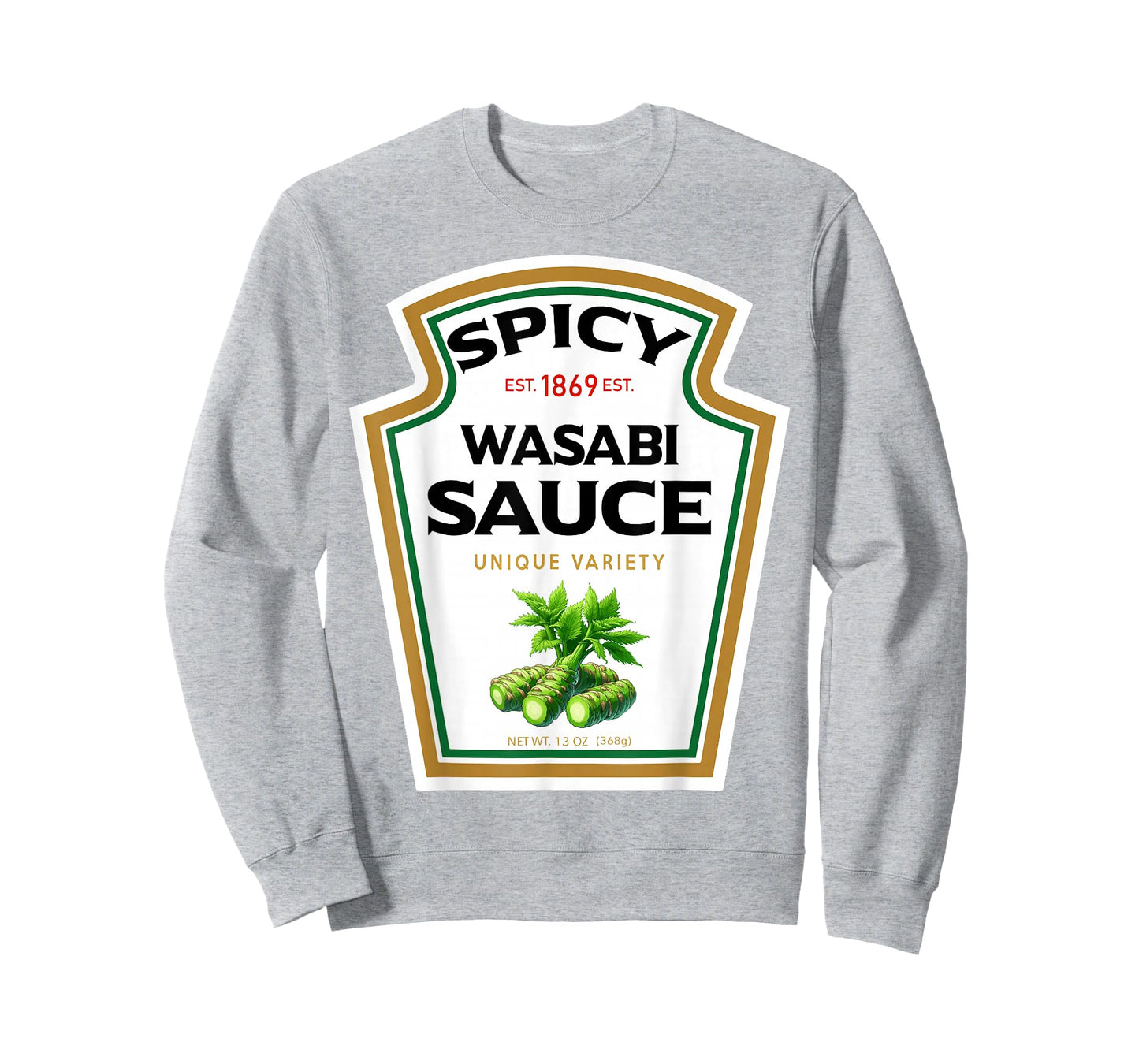 Spicy Wasabi Sauce Halloween Costume Matching Couples Group T-Shirt