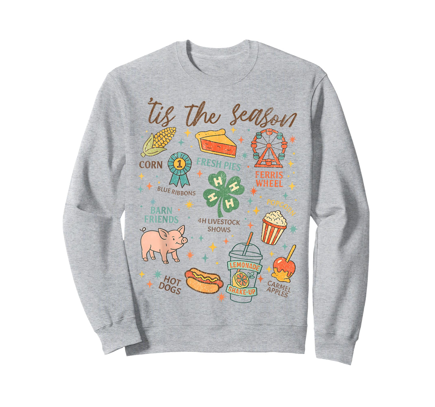 Tis The Season State Fair Livestock Shows Fair Week Tired T-Shirt