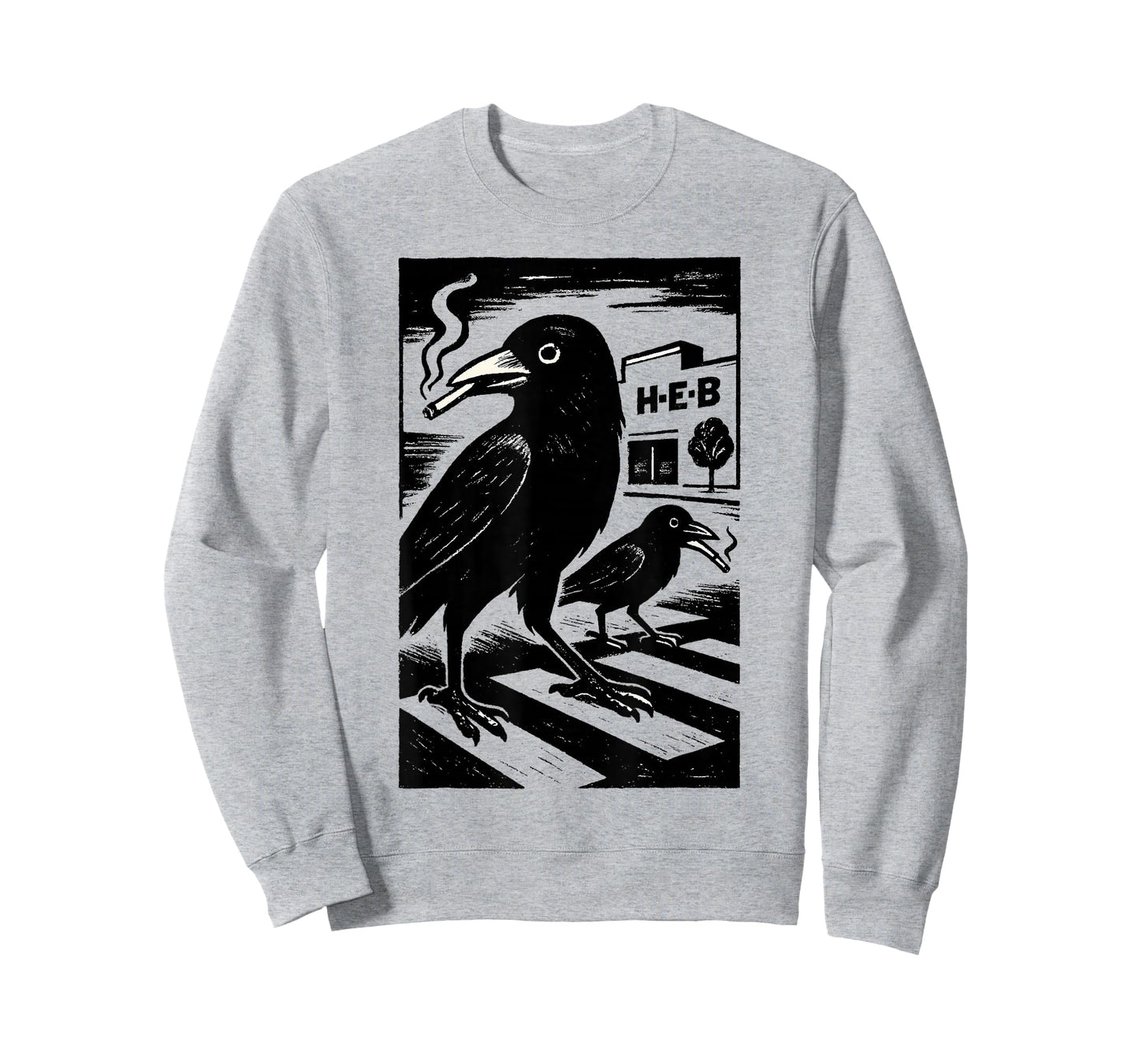 Smoking Grackle Bird T-Shirt