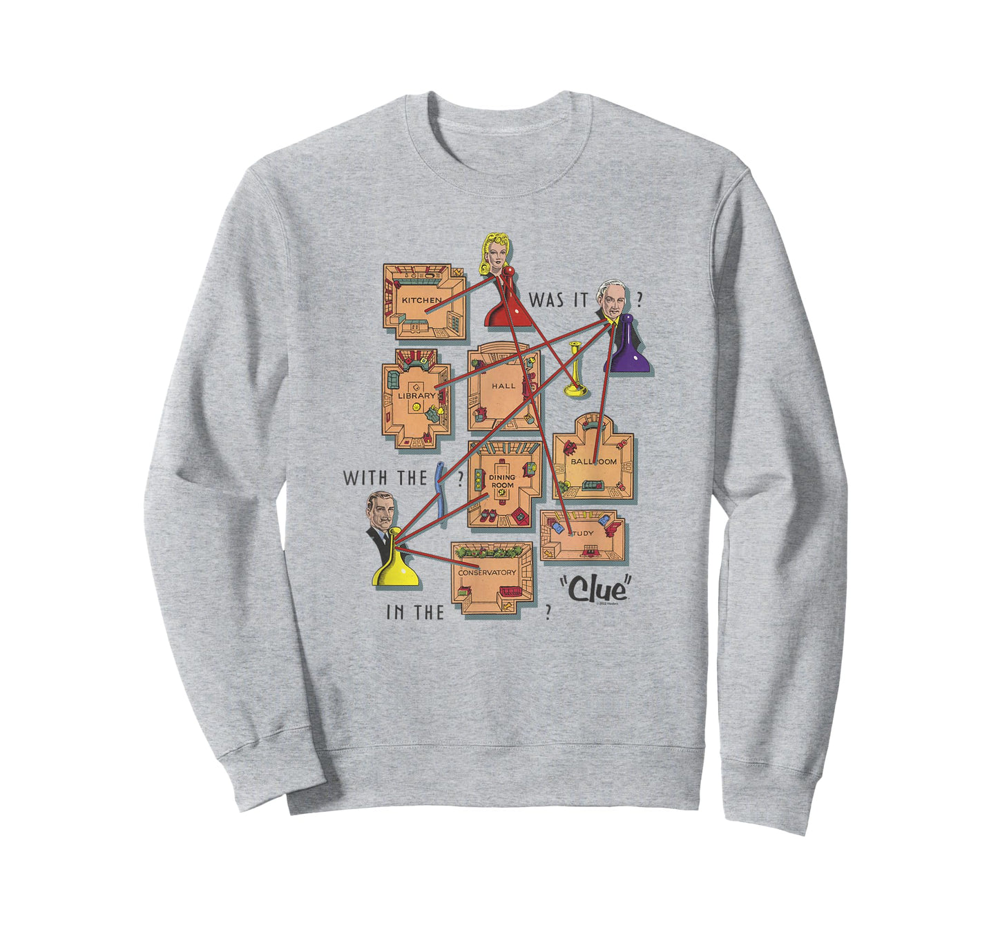 Clue Mystery Gameboard Poster T-Shirt