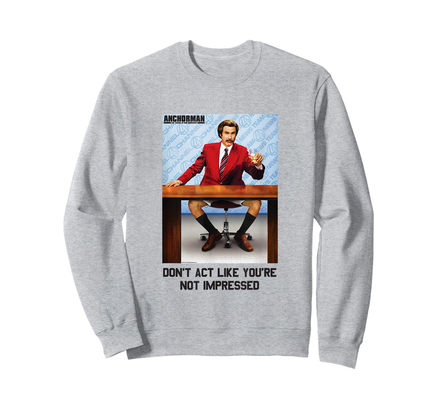 Anchorman Ron Burgundy Don't Act Like You're Not Impressed T-Shirt