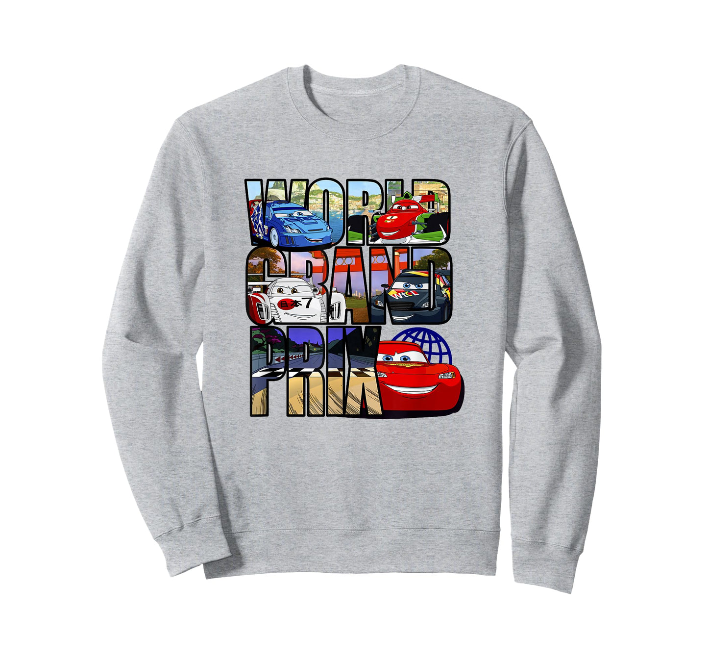 Disney Pixar Cars 2 World Grand Prix Destinations Logo T-Shirt