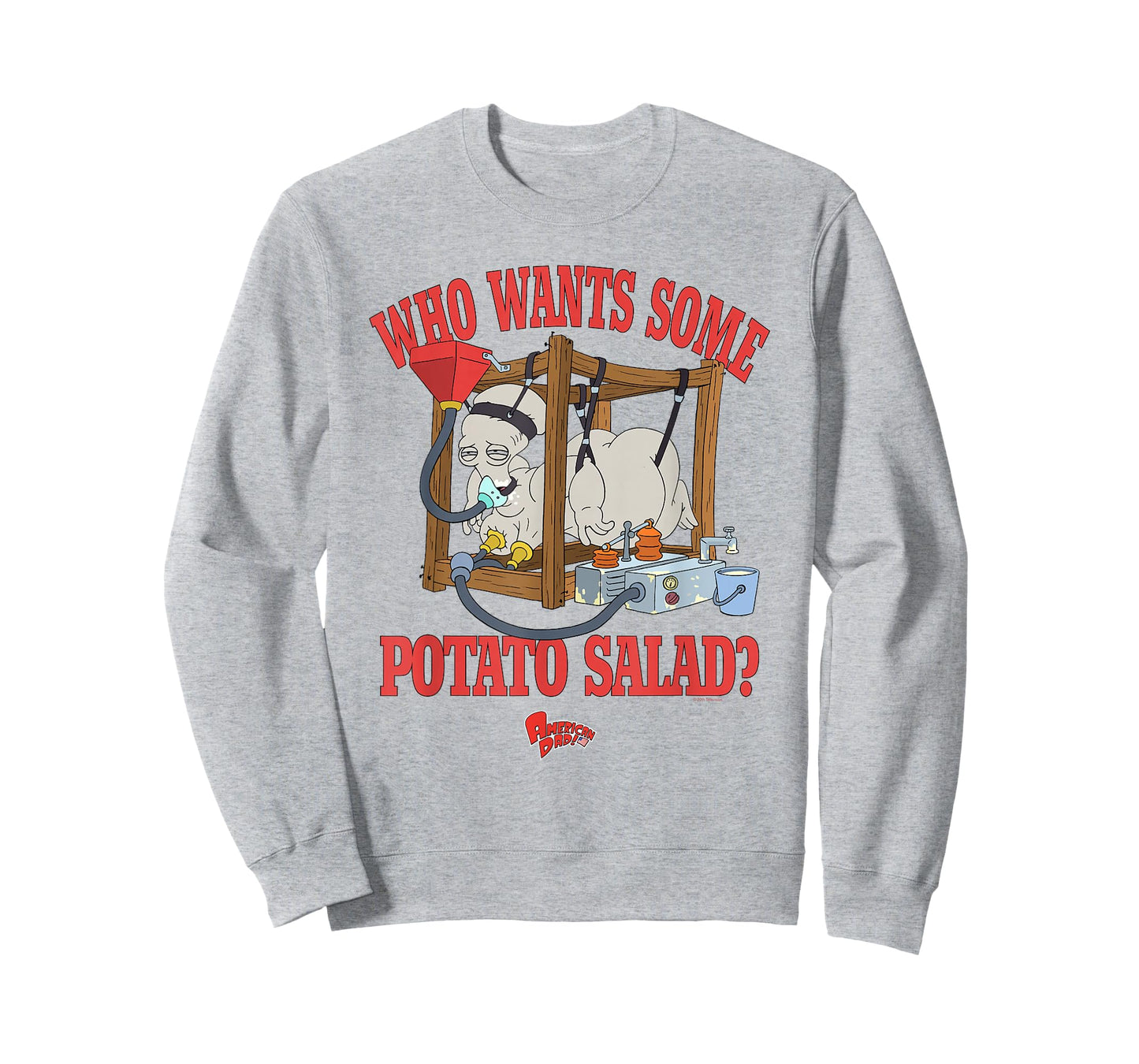 American Dad Who Wants Some Potato Salad Roger Cartoon T-Shirt