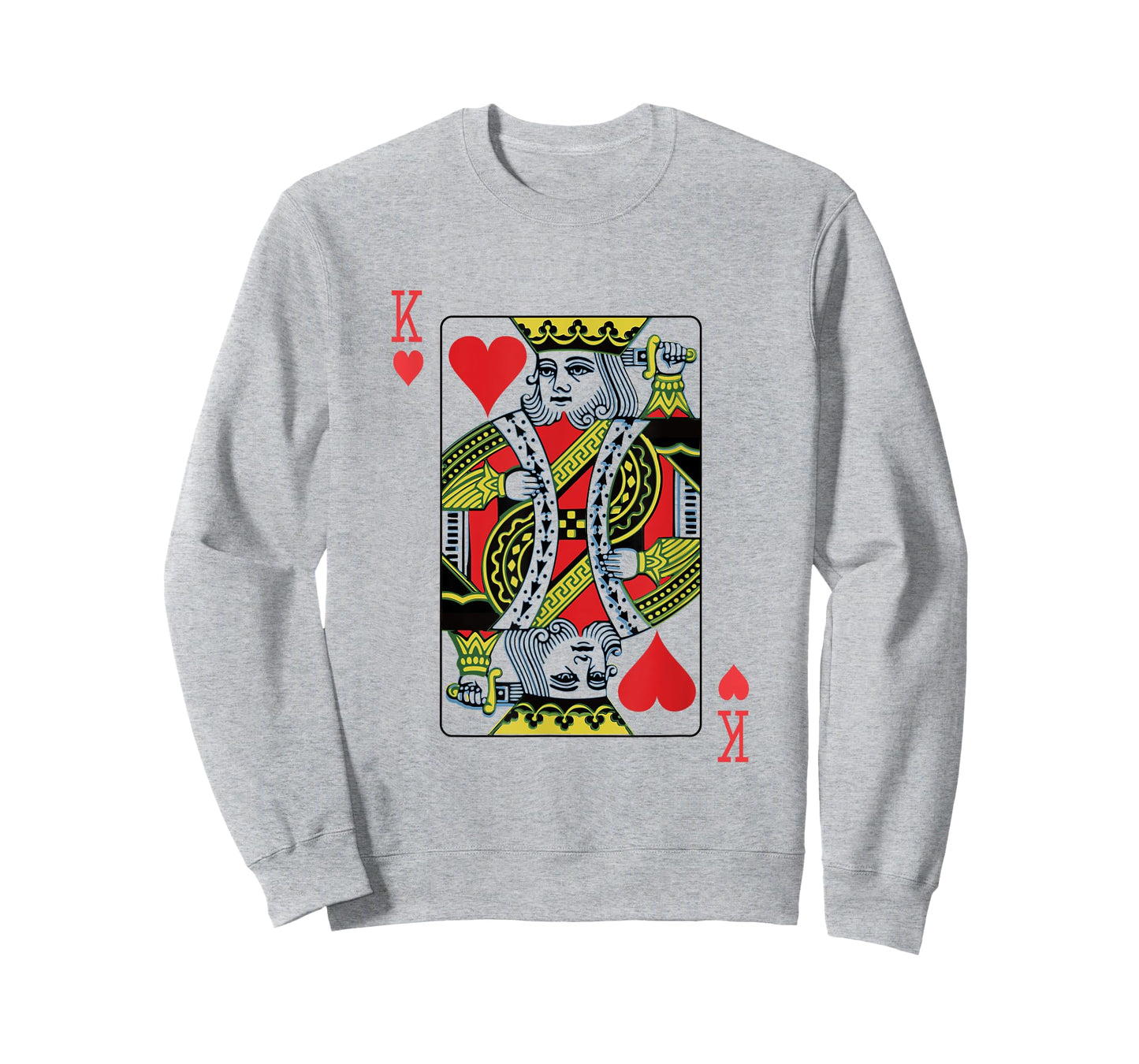 King of Hearts Playing Card Poker T-Shirt
