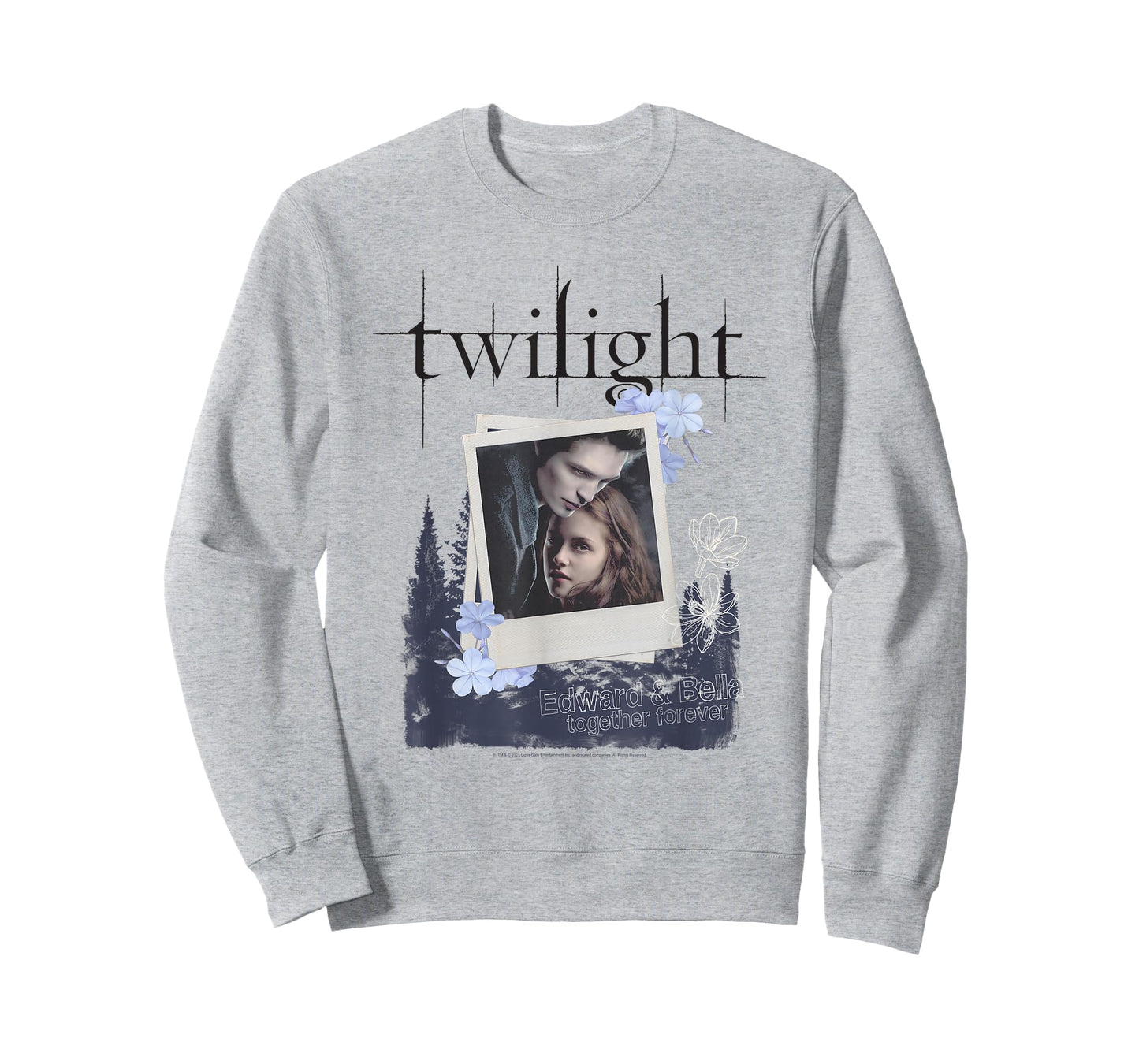 Twilight Polaroid Edward and Bella Together Forever Movie T-Shirt