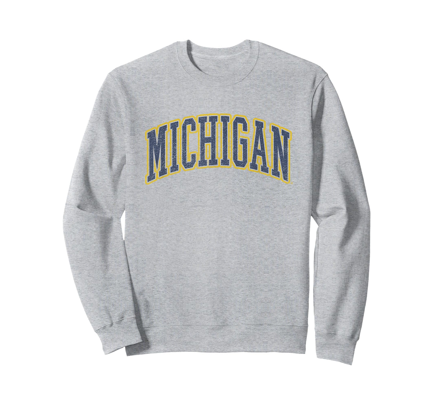 University of Michigan Wolverines U of M Distressed School T-Shirt