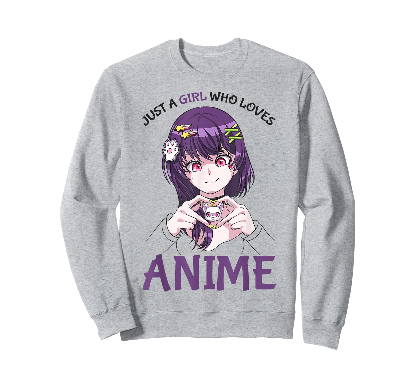 Just A Girl Who Loves Anime Teenage Girls Merch Stuff T-Shirt