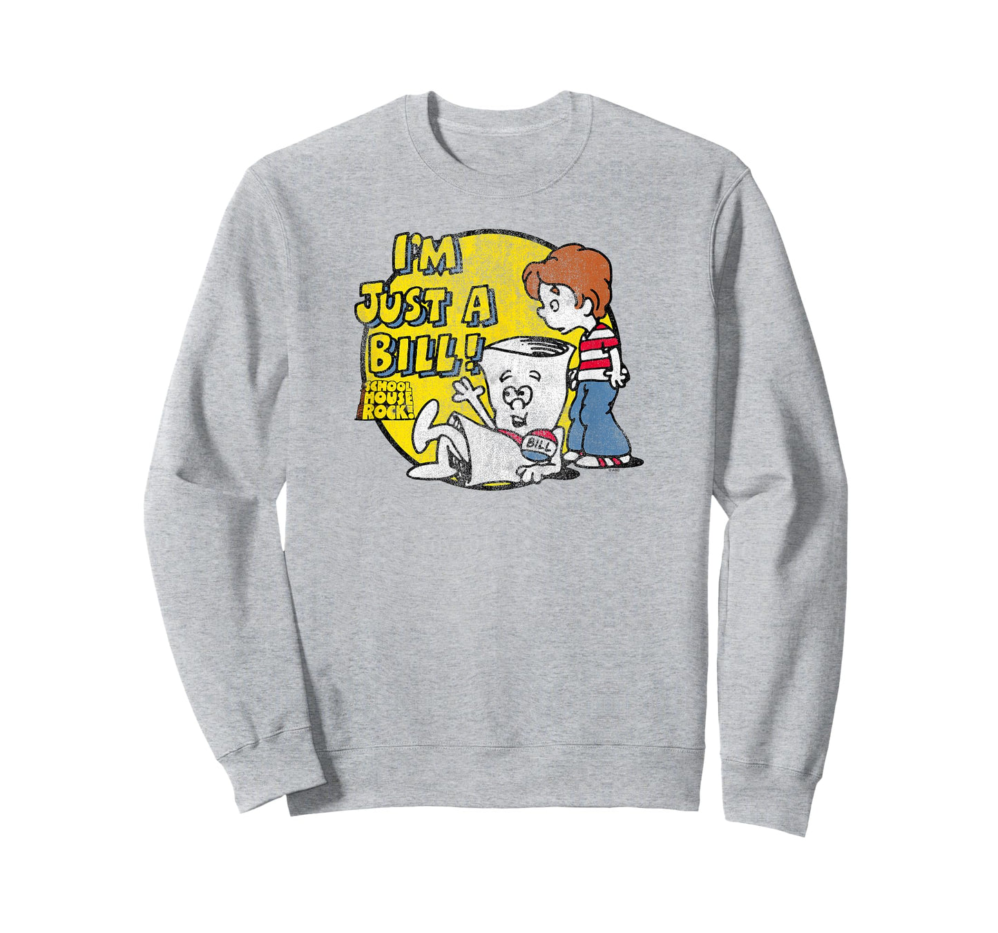 Schoolhouse Rock I’m Just a Bill Round Logo Retro TV Show T-Shirt