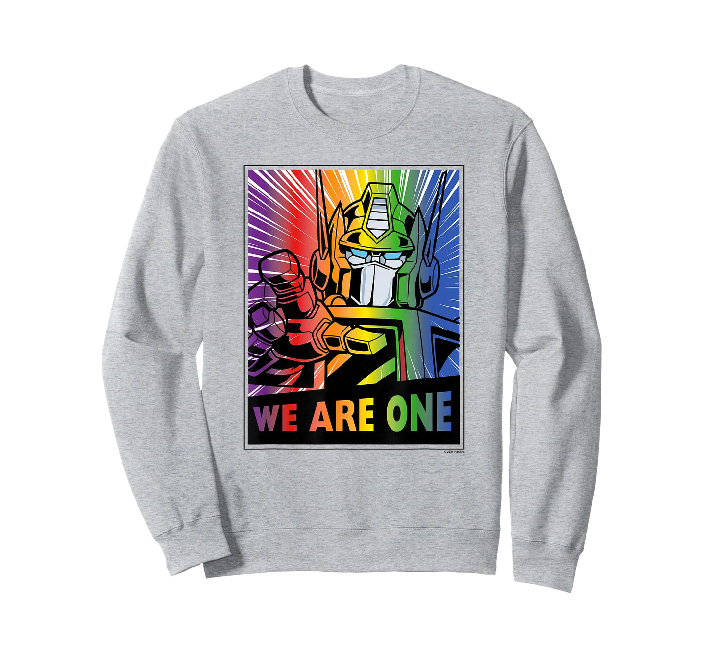 Transformers Pride Rainbow Optimus Prime We Are One T-Shirt