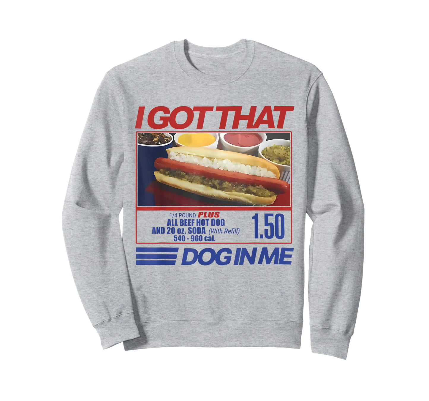 Retro Vintage I Got That Dog in Me Funny Hotdog Men Women T-Shirt