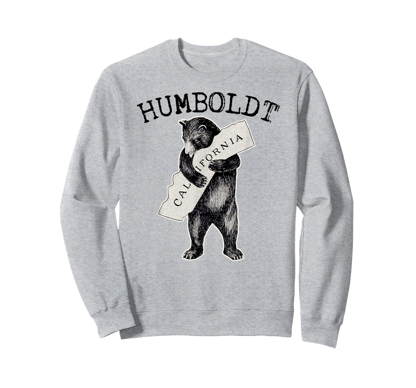 Cali Bear Hug I Love California Grizzly Bear Humboldt County T-Shirt