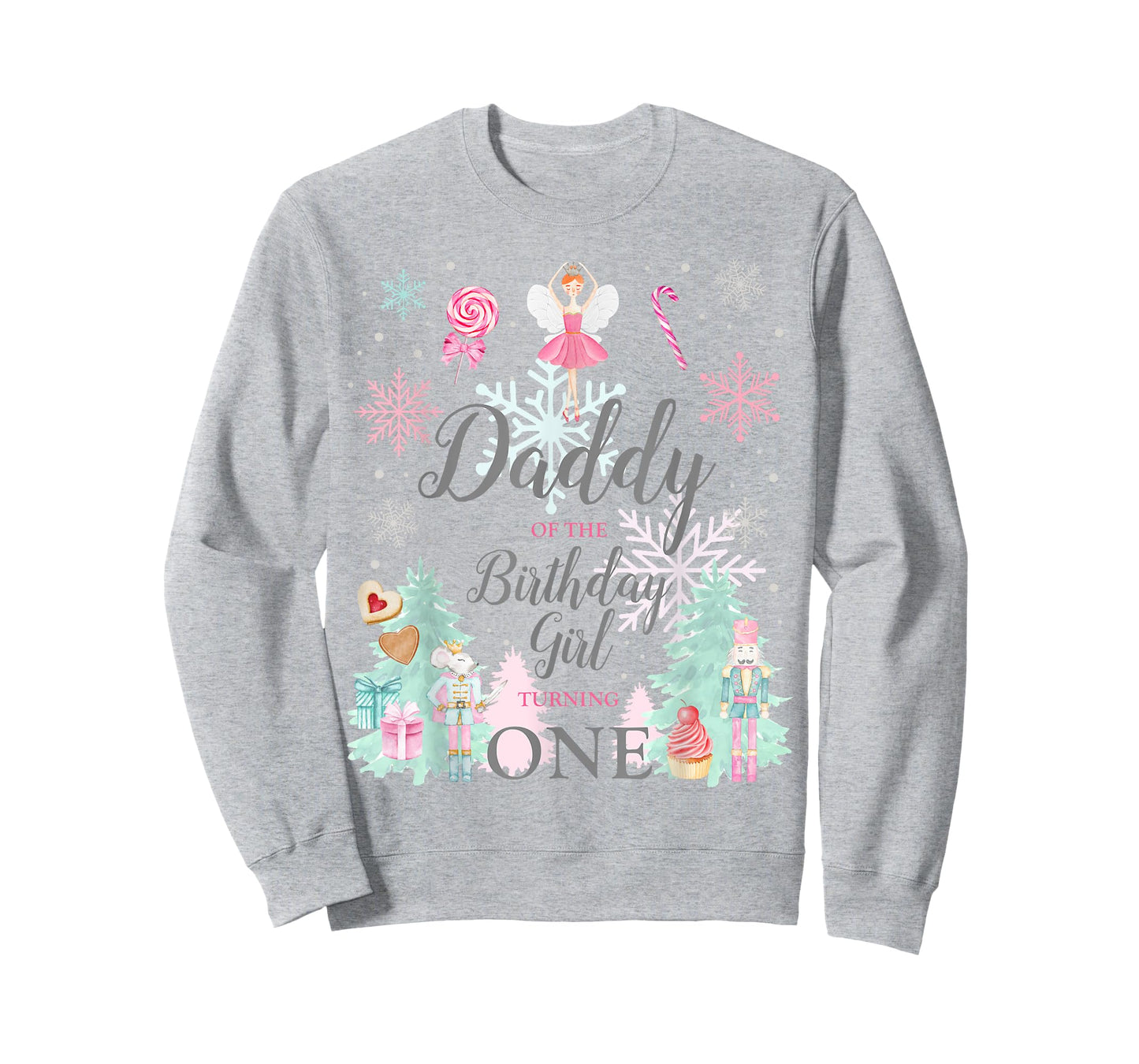 Daddy Nutcracker 1st Birthday Girl Land of Sweets Ballet T-Shirt