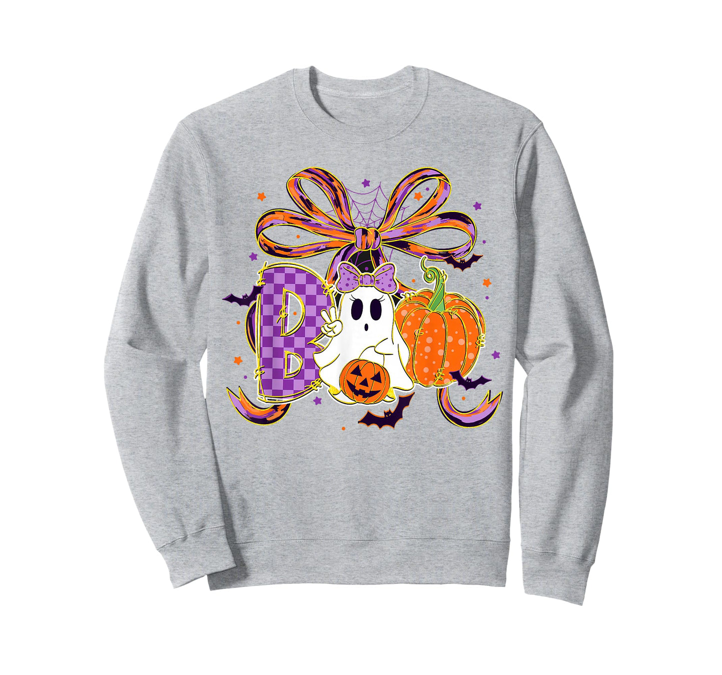 Cute Boo Ghost Coquette Bow Halloween Costume Spooky Season T-Shirt