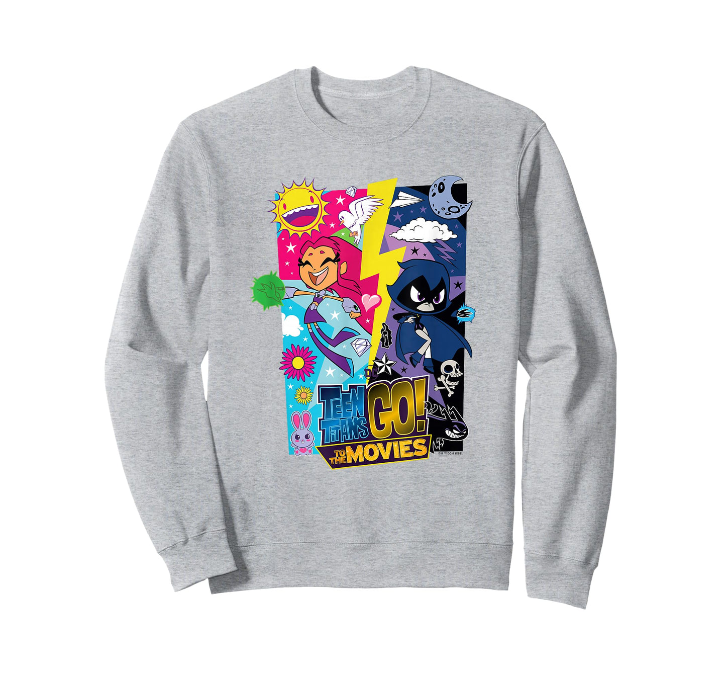 Teen Titans Go! to The Movies Light Dark Starfire Raven Duo T-Shirt