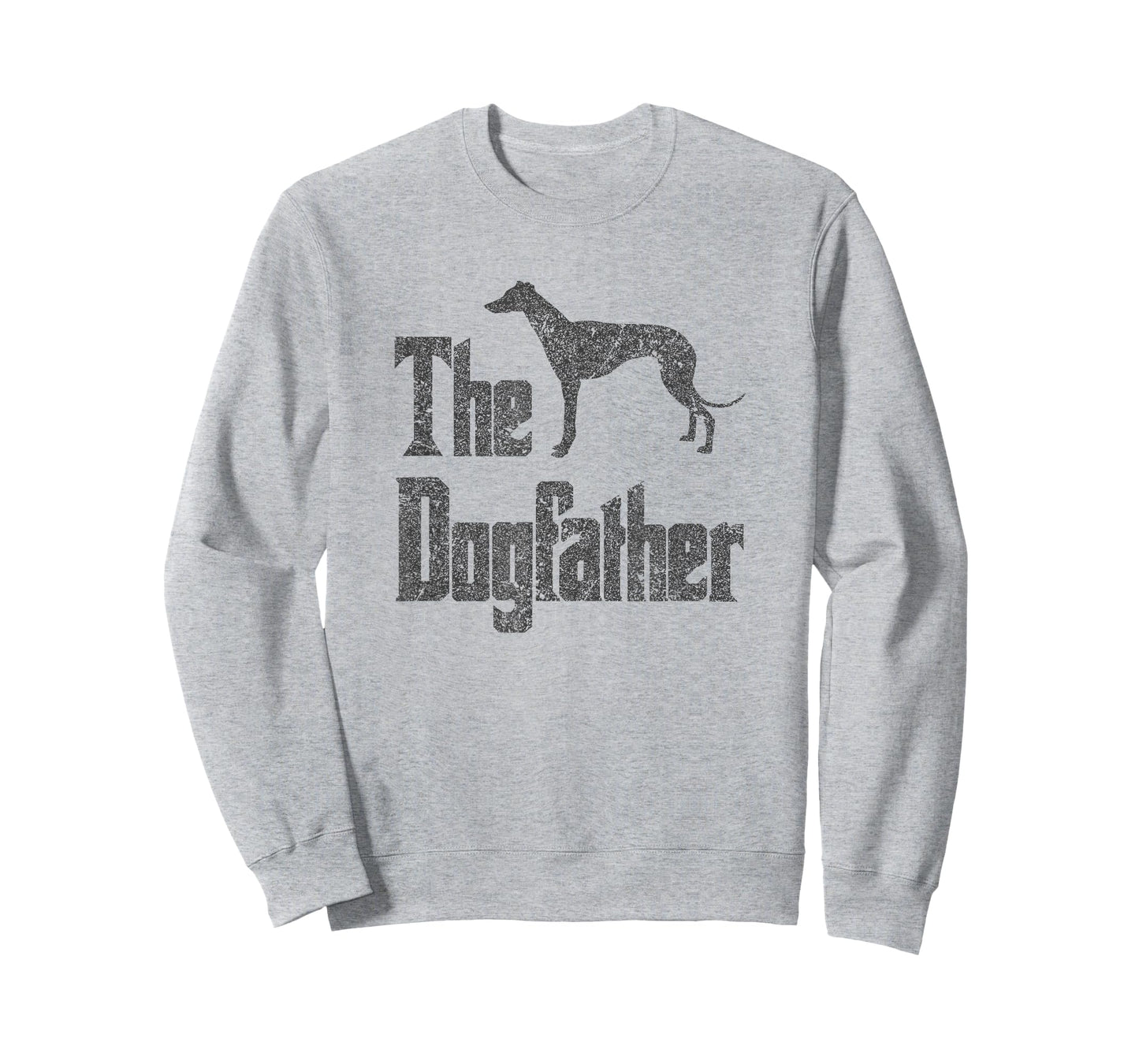 The Dogfather t-Shirt, Greyhound Silhouette, Funny Dog Gift T-Shirt