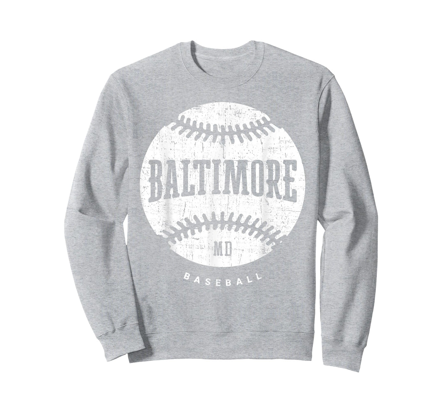 Baltimore Baseball Retro Vintage Design Baseball Lover T-Shirt