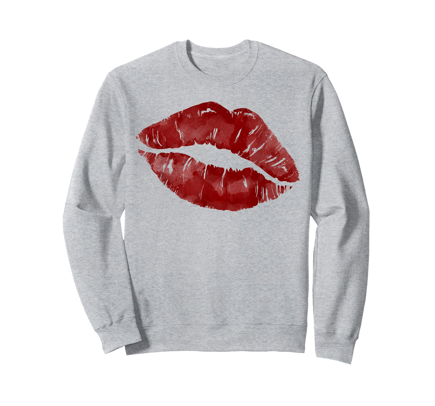 Sexy Red Hot Moist Lips Print Lipstick Kiss Me Clip Art T-Shirt
