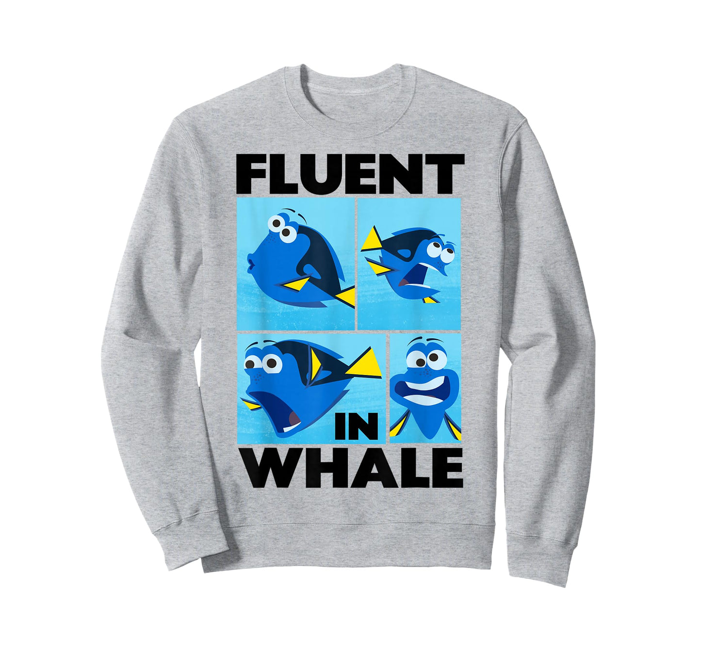 Disney Pixar Finding Dory Fluent in Whale Dory Box Ups T-Shirt