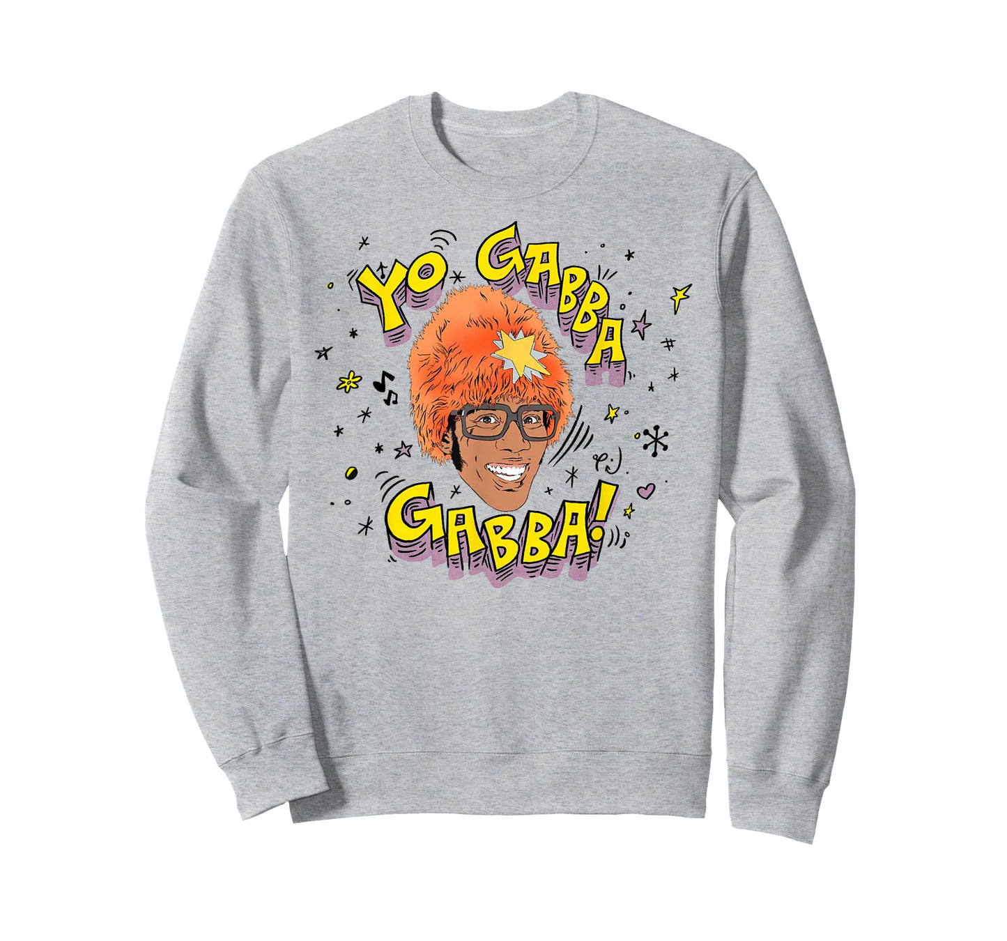 Yo Gabba Gabba! DJ Lance Illustration with Doodles TV Show T-Shirt