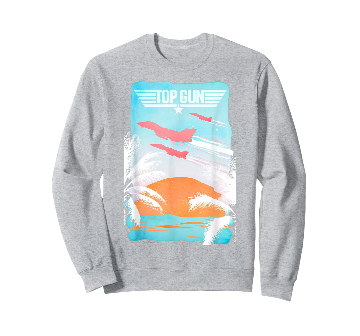 Top Gun Baja Sunset Action Movie T-Shirt