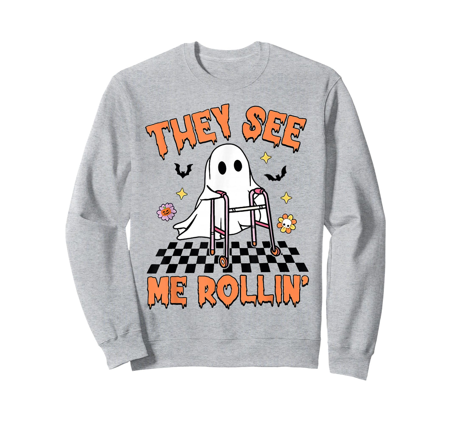 Physical Therapy Halloween They See Me Rolling Spooky PT PTA T-Shirt