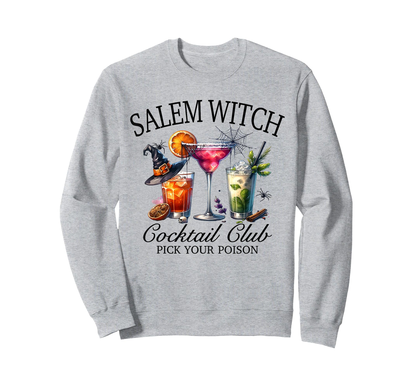 Salem Witch Cocktail Funny Club Pick Your Halloween Poison T-Shirt
