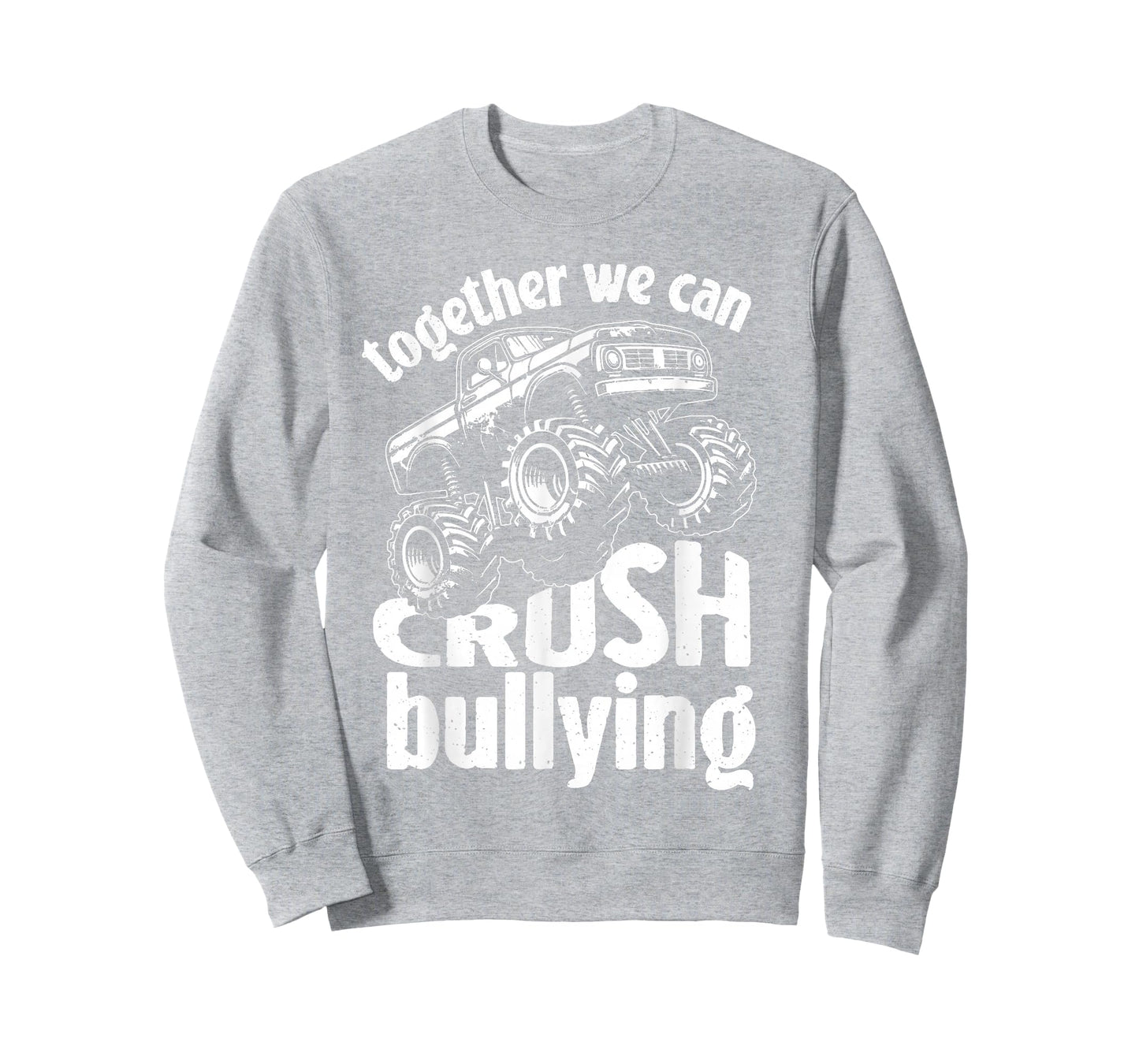 Crush Bullying Monster Truck Unity Day Boys Kids Kindness T-Shirt