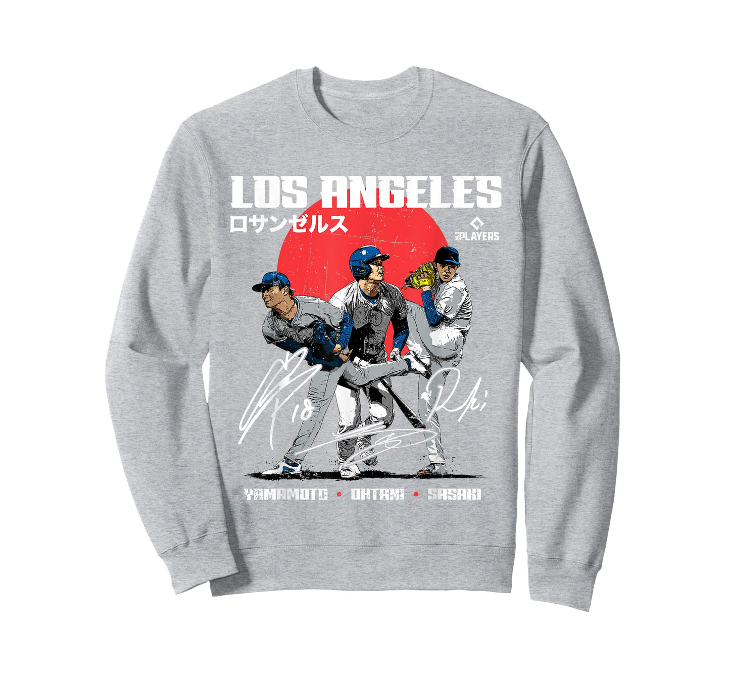 Yamamoto, Ohtani, Sasaki | LA MLB Players | MLBLATRIO201M T-Shirt