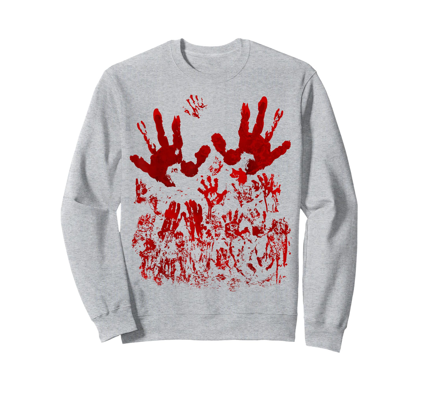Blood Splatter Shirt Bloody Shirt Handprint Horror Zombie T-Shirt