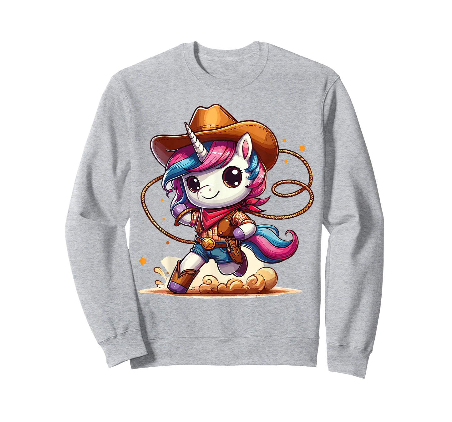 Western Rodeo Cowboy Hat Unicorn Texas Animals T-Shirt