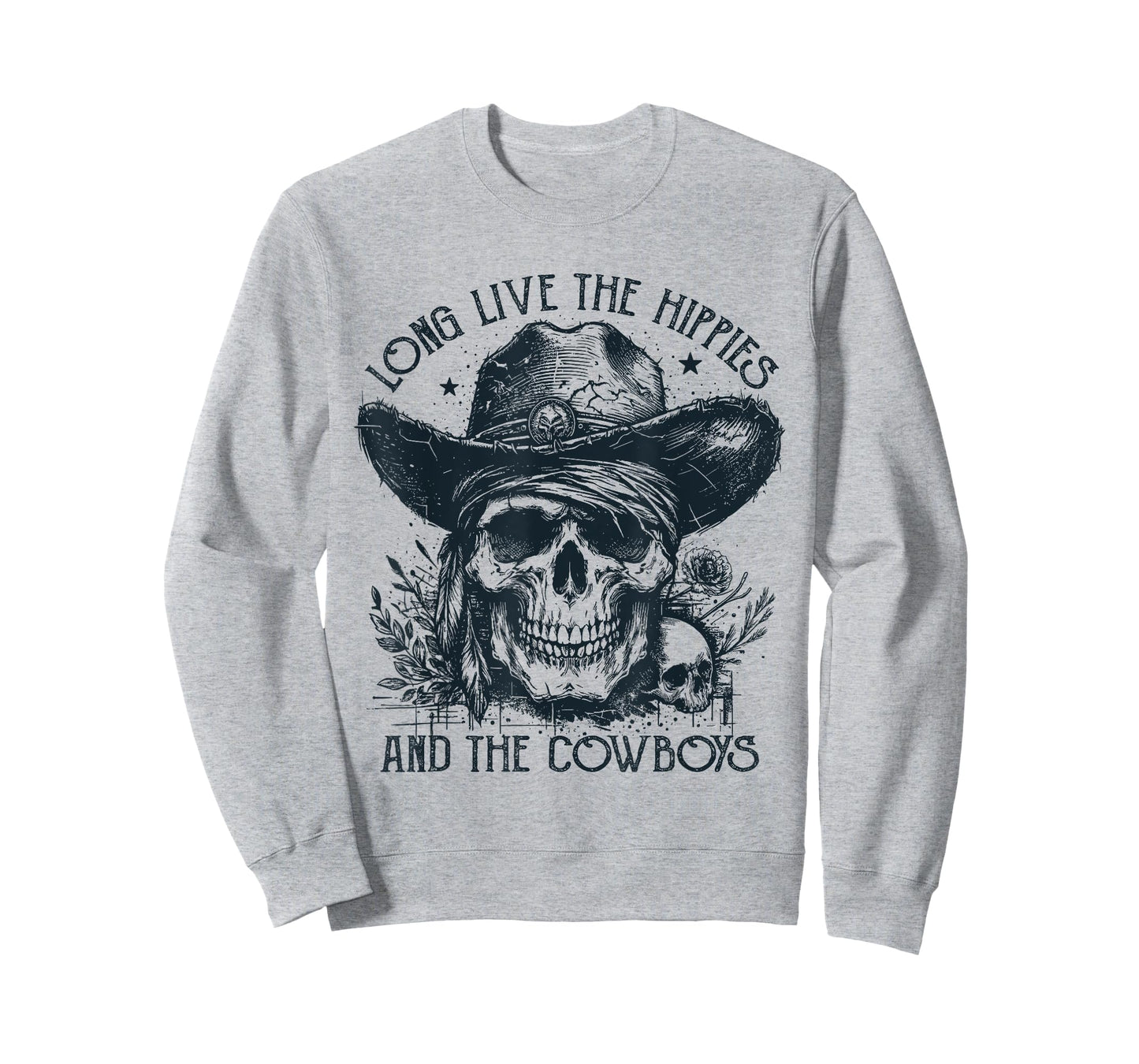 Long Live The Hippies And The Cowboys Country T-Shirt