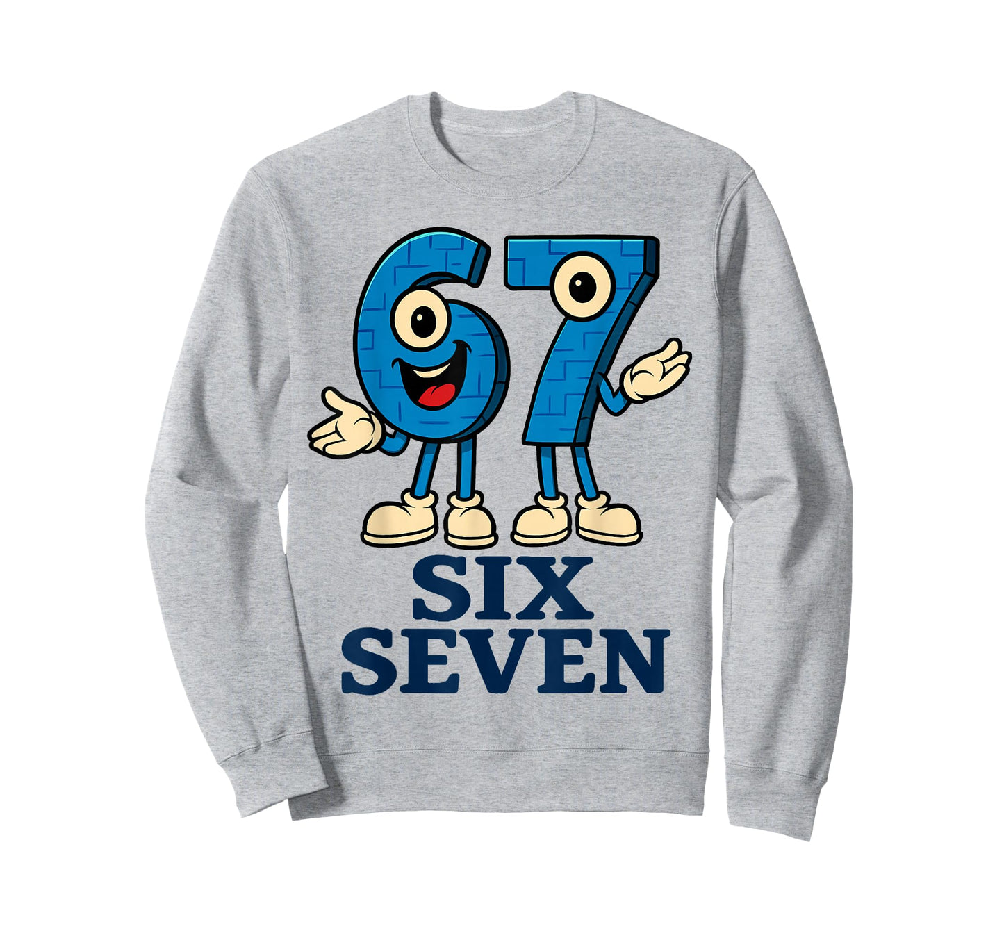 67 Six Seven 6-7 - Funny Italian Brainrot Kids Gaming Meme T-Shirt