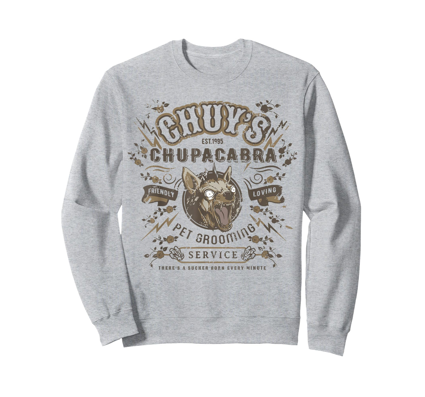El Chupacabra Gift Shirts & Hoodies Unisex-Adults, Kids Grey T-Shirt Small