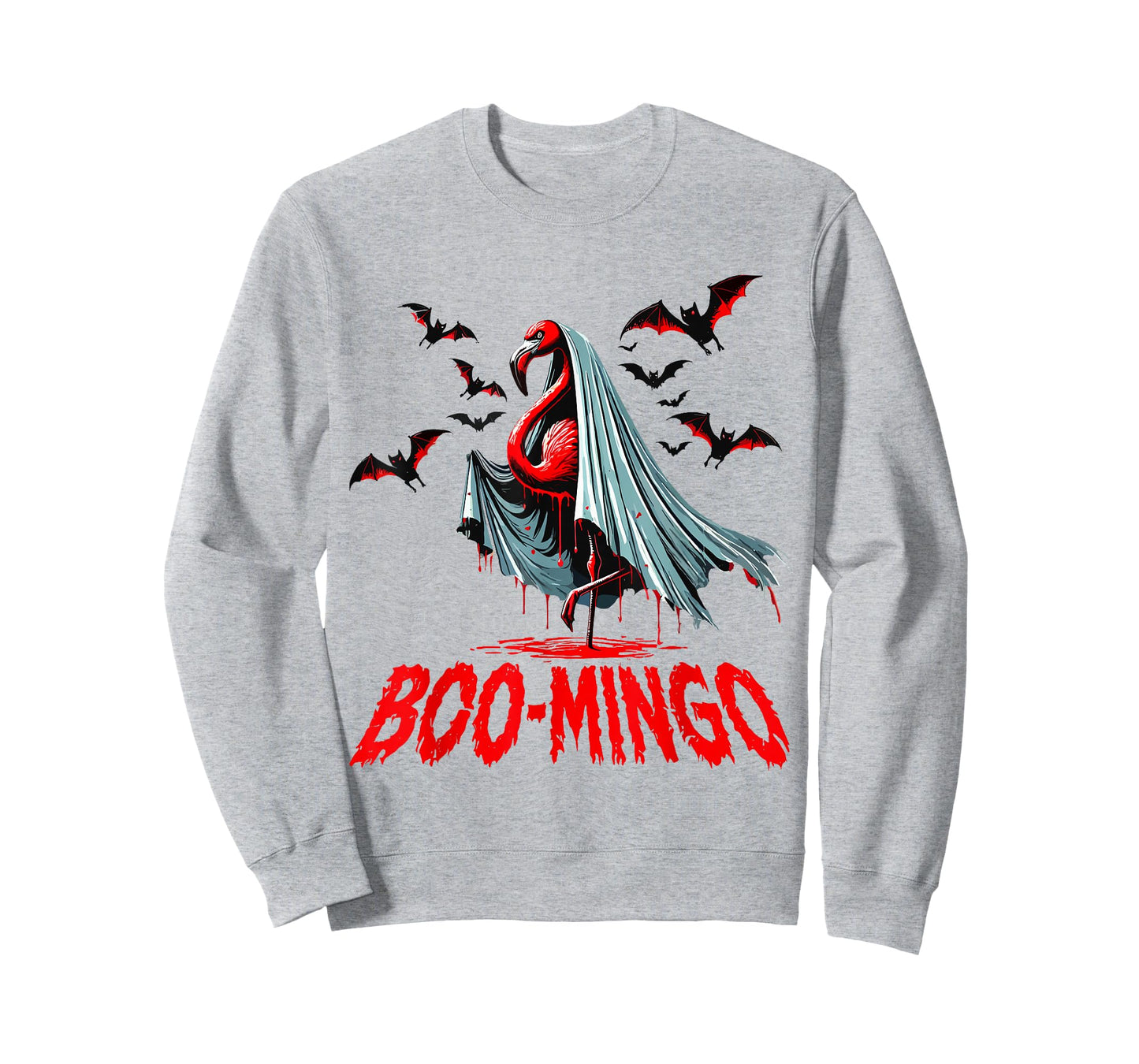 Boo-Mingo Flamingo Halloween Funny Spooky Ghost Flamingo T-Shirt