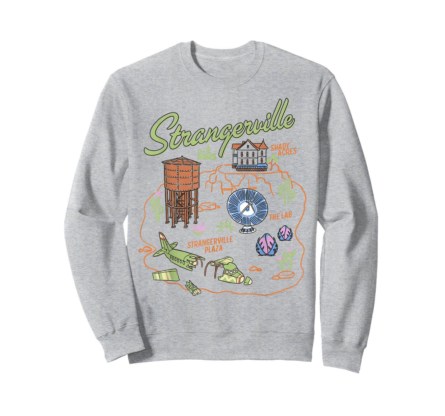 The Sims Visit Strangerville Map Video Game T-Shirt