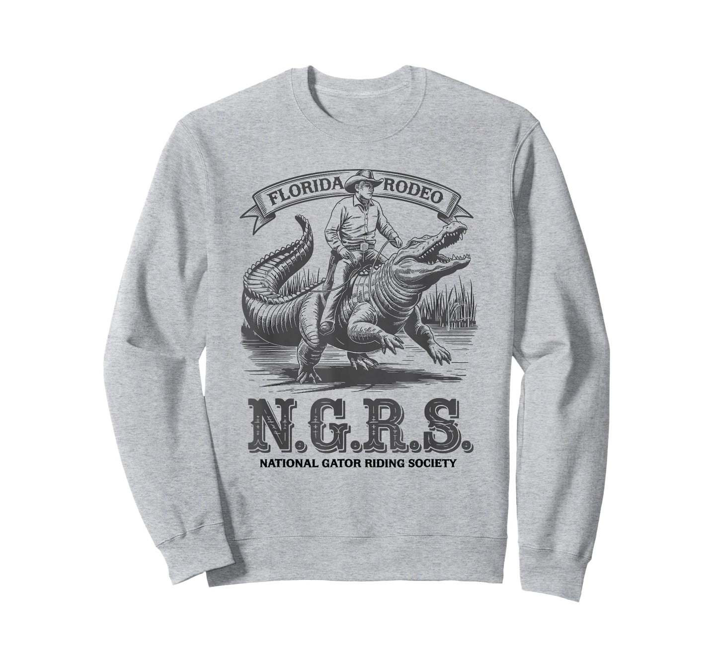 Alligator Cowboy Gator Riding Society, Florida Rodeo T-Shirt