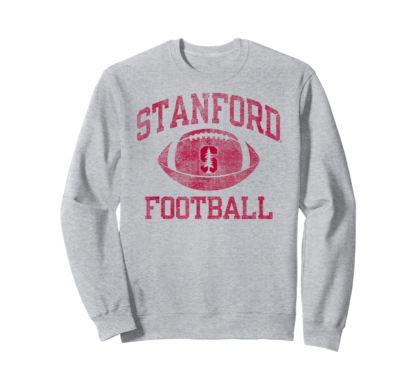 Stanford Cardinal Football Intensity Vintage White T-Shirt