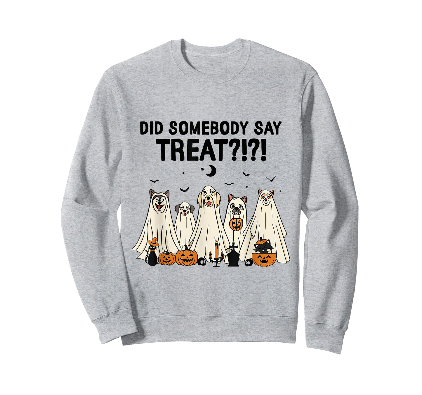 Did Somebody Say Treat Dog Lovers Funny Halloween Costume T-Shirt
