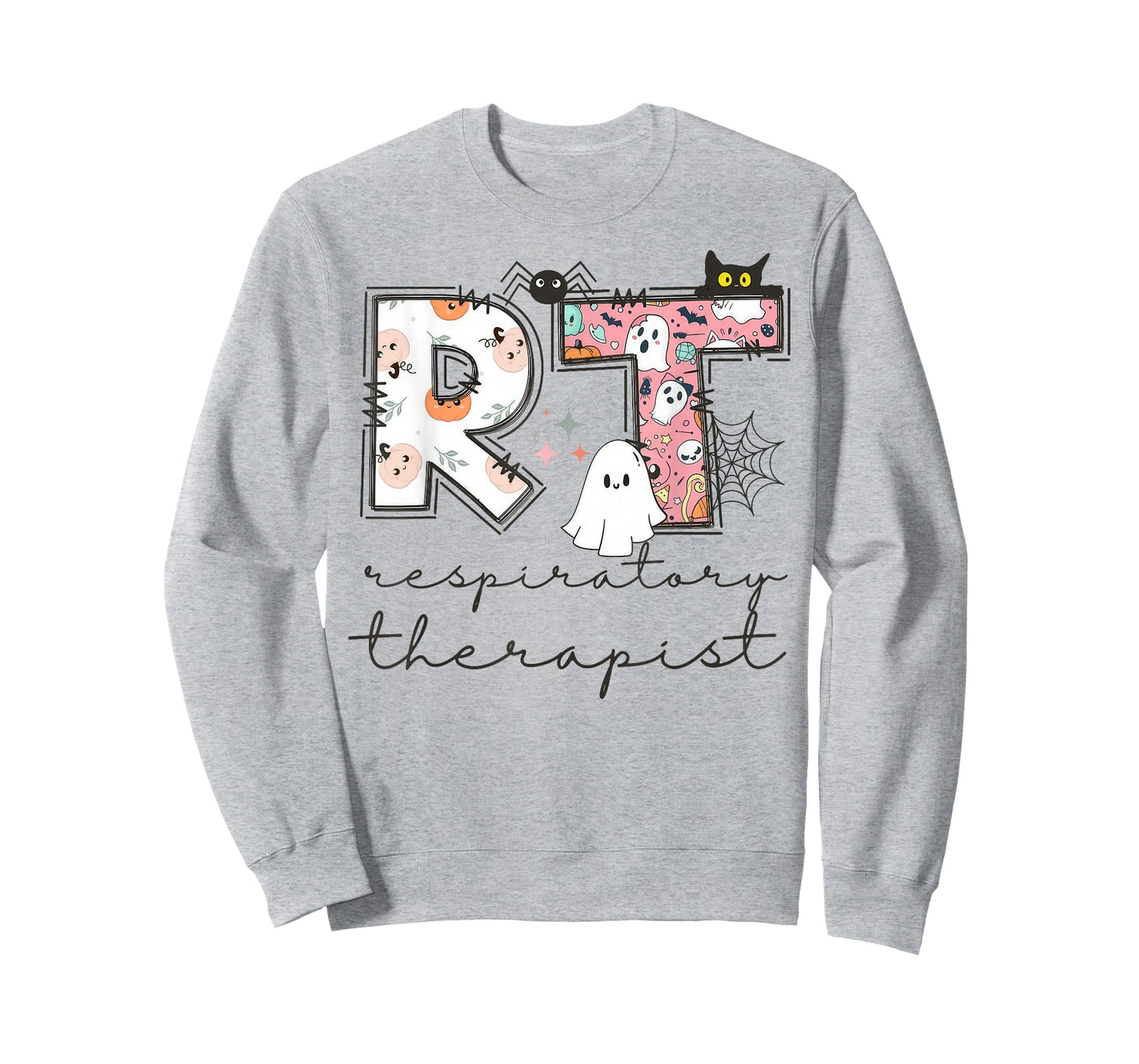 Respiratory Therapist Ghost RT Respiratory Therapy Halloween T-Shirt