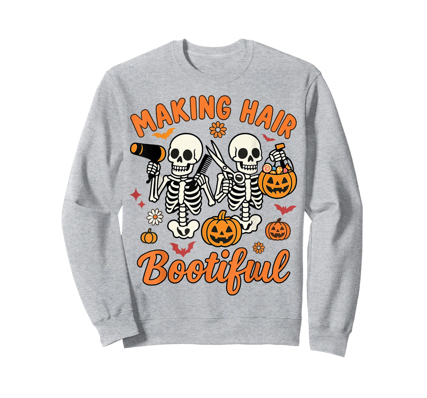 Making Hair Bootiful Funny Scary Ghost Hairdresser Halloween T-Shirt