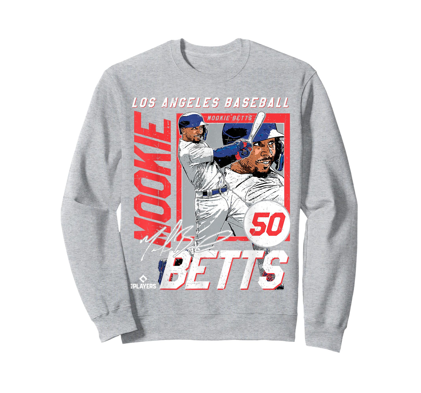Mookie Betts | Los Angeles MLB Baseball Players| MLBMKB201M T-Shirt