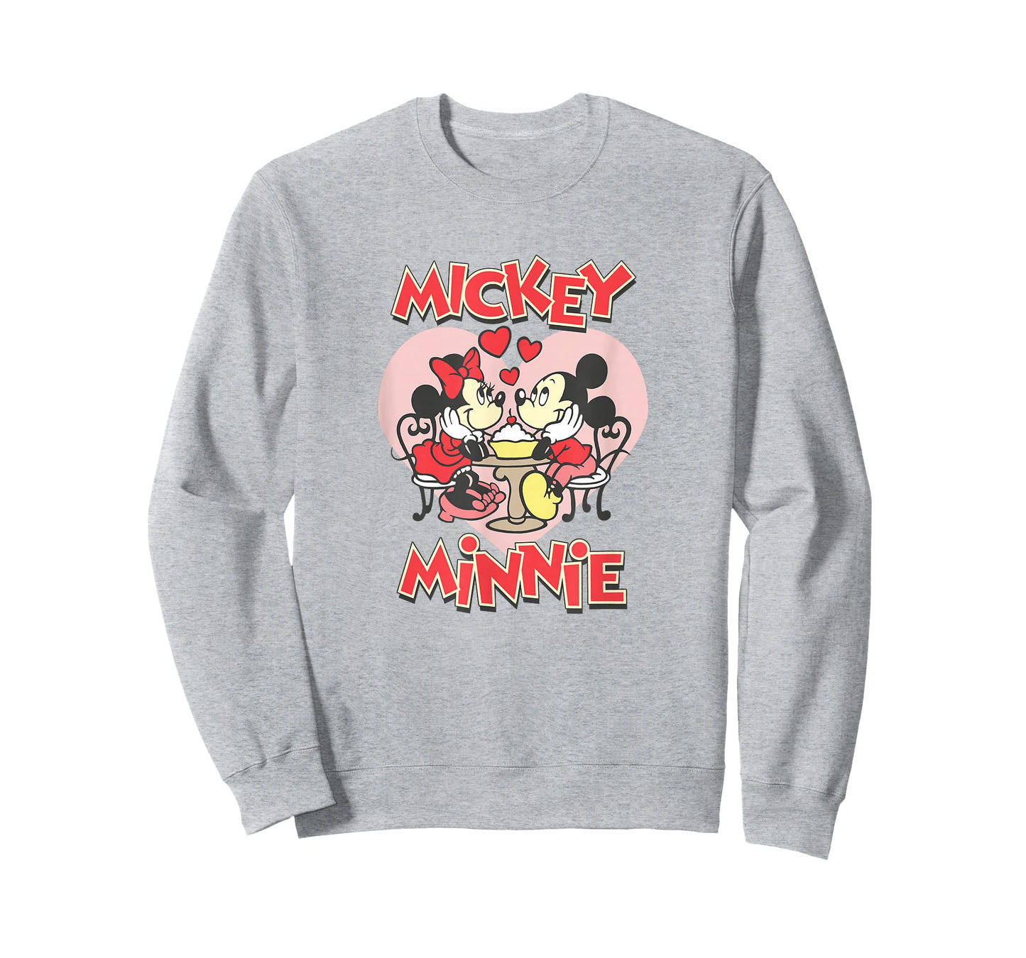 Disney Mickey Valentine's Day Mickey & Minnie Hearts T-Shirt