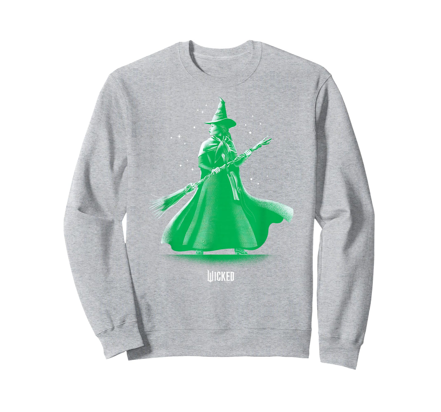 Wicked Unisex-Adults Classic Fit Green Elphaba Pose Tonal T-Shirt